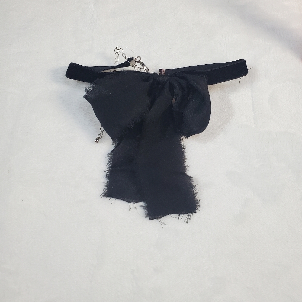 Free People Black Choker Necklace